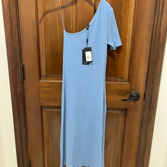 NWT Rails Rania Blue One Shoulder Dress - Picture 3 of 7